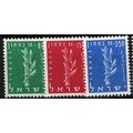 1957 SG 134/136 - MNH (**)