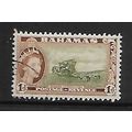 BAHAMAS 1954 SG202 1d OLIVE GREEN & BROWN FINE ...