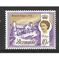 BERMUDA 1965 10d VIOLET AND OCHRE BERMUDA COLLE...