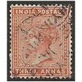 India 1890 SG94 3a Brown-Orange Fine Used .. ..