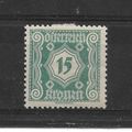 Austria.D527 15k Turquoise.Mounted Mint.Aug22