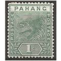 Pahang 1891 SG11 1c Green Mounted Mint ..