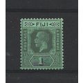 Fiji.SG238 1s Black/Emerald.Mounted Mint.May24b