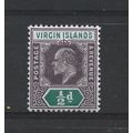 BritishVirginIslands.SG54 1/2d Dull Purple and ...