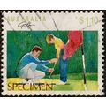Australia 1989 Sport $1.10 Golf Used Stamp .
