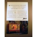 1963 Zenith Television Ad - Handcrafted Quality!