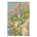 LE CHEMIN DE RONDE, MONACO. antique postcard