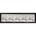 2266 24.1c Tandem Bicycle Very Fine MNH Dry Gum...