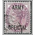 QV 1896-1901 Army Official 1d Lilac Used SGO43 ...