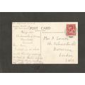 Genealogy Postcard Mrs A Sonnex 34 Palmerston S...