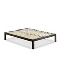 Queen Modern Black Metal Platform Bed Frame wit...