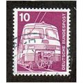 GER 1975 10pf 'TRAIN' FINE USED (EBID30-067)