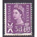 Great Britain 1968 Scotland 3d Deep Lilac 1CB U...