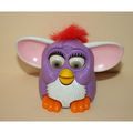 1999 McDonalds Furby Lavender & White - Red Hai...