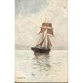 Vintage PC - Seppings Wright - Sea Scene No.518...