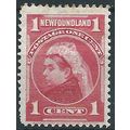 Newfoundland 1897 SG84 1c Carmine Mounted Mint ...
