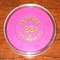 25 Cent Castaways CASINO CHIP - Las Vegas, Neva...