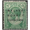 Straits Settlements 1922 SG241 2c Green MALAYA ...