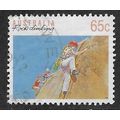 AUS 1989 65c 'SPORTS - ROCKCLIMBING' ( PERF 13....
