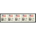 1895a 20c U.S. Flag Fine MNH SG PNC 9/5 V0030