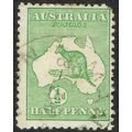 Australia 1913 Kangaroo ½d Green SG1 GU