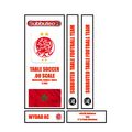 Tabletop Football Subbuteo Box Label Wydad AC (...