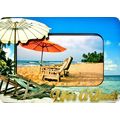 Life's A Beach Picture Frame Fridge Magnet