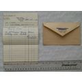 1958 invoice Wilfred Ettenfield, Beacon Taxi Se...