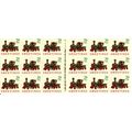 Holiday Toy Train Pane of Eighteen 29 Cent Post...
