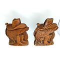 Resin Western/Cowboy Bookends - Cowboy Hat, Sad...