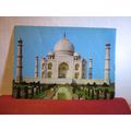 TAJ MAHAL, AGRA , INDIA. used postcard 1971 pos...