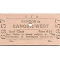 U.T.A. Edmondson Ticket - Bangor to Bangor West