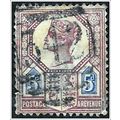 1887-1892 Queen Victoria Jubilee - 5d violet/bl...