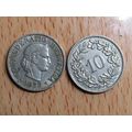 Switzerland 1932 10 Rappen Coin