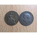 GB 1925 George V Farthing Coin