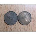 GB 1953 Elizabeth II Wren Farthing Coin