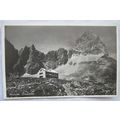 1930 postcard Karwendel, Lamsenhutte