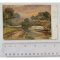 1903 postcard On The Canal - unknown place