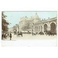 Leicestershire postcard Midland Railway Station...