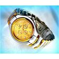 Classic Mans Orlando Wrist Watch Gold Face Stai...