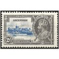 Ascension Island 1935 SG32 2d Ultramarine & Gre...