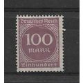 Germany.SG261 100m Purple.Mounted Mint.Nov21
