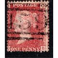 Sg43 1d red plate 184 fine used (B Q ) (PR8)