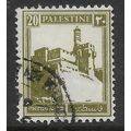 PALESTINE 1927 20M OLIVE CITADEL JERUSALEM SG 9...