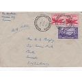 United States 1952 Kansas City to Bath UK Packe...