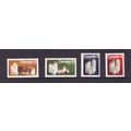 CANADA 1972 CHRISTMAS SG 745 / 748 SET 4 VALS U...