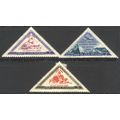 San Marino 1952 (Air) - SG446-448 - Stamp Day &...
