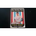 1959 Topps Card # 140 Charlie Secrest Autograph...
