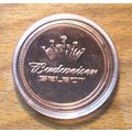 BUDWEISER SELECT Beer Copper Poker Chip Golf Ba...