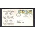 FDC Rose Craft 6c Research Pair (Cachet-Typed/A...